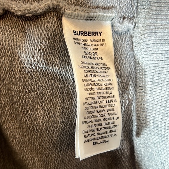 Gray Burberry Sweatshirt - Picture 6 of 8